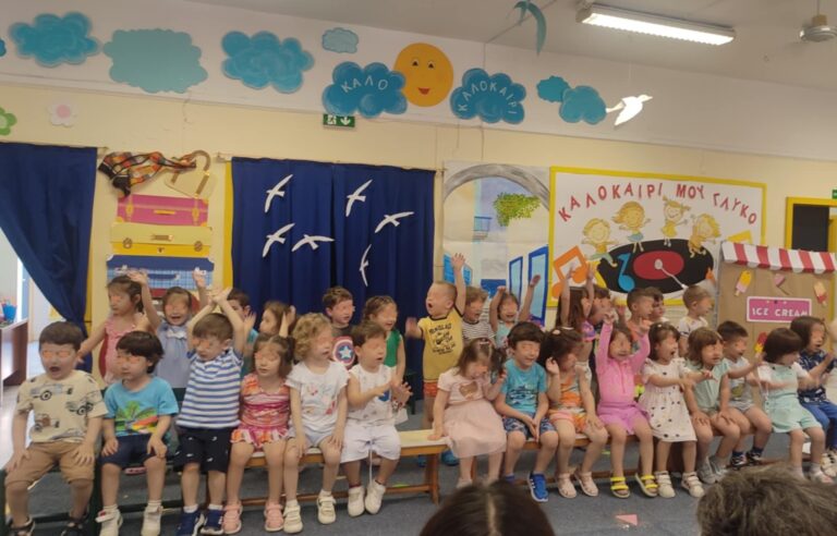 Τετάρτη 4 Ιουνίου ’25.                                           Καλοκαιρινή γιορτή μικρών προνηπίων